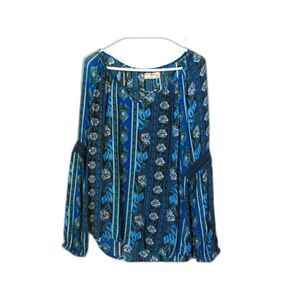 Womens Pullover Blose by Ruff Hemn Size Large 100% rayon, long sleeves